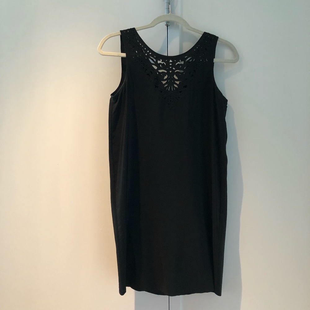Black Sheath silk dress from Joie
